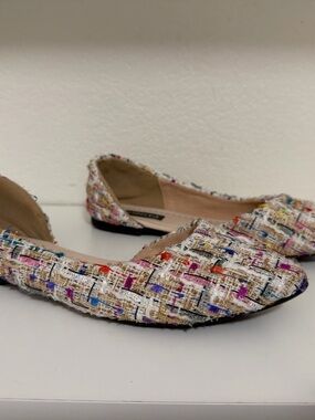 Woven Multicolor Women’s Ballet Flats